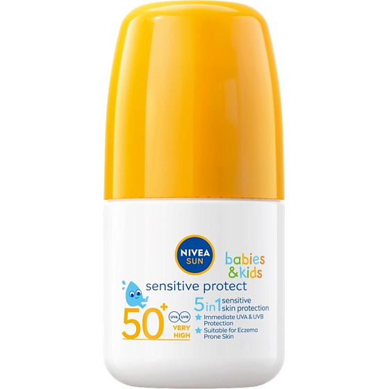 Nivea Sun Babies & Kids Sensitive Protect OF50 5in1 sunscreen lotion in a ball for children 50 ml