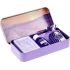 Esprit Provence Lavender toilet soap 60 g + scented bag + essential oil 12 ml + tin box with a picture of a lavender field, cosmetic set for women
