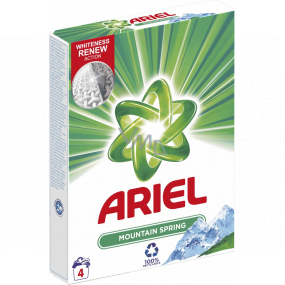 Ariel Mountain Spring washing powder for clean and fragrant, stain-free laundry 4 doses 280 g