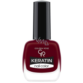 Golden Rose Keratin Nail Color Nail Lacquer 42 Red Dark 10,5 ml