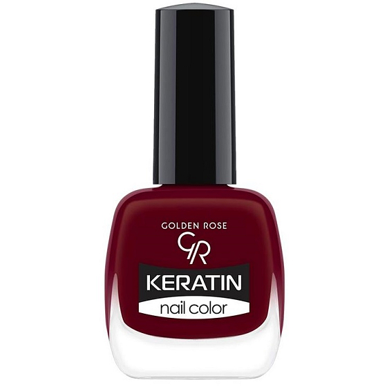 Golden Rose Keratin Nail Color Nail Lacquer 42 Red Dark 10,5 ml