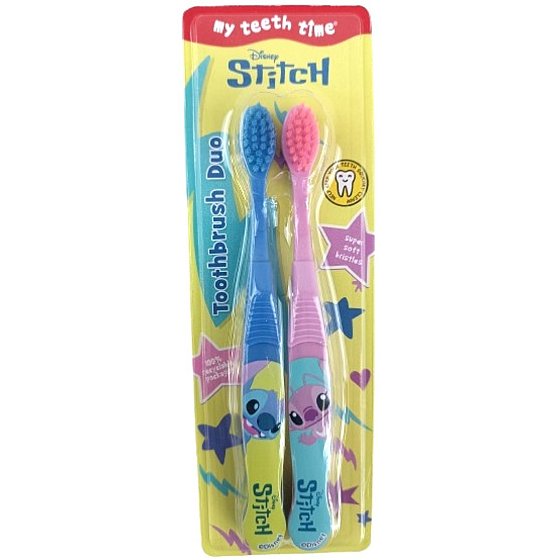 Disney Stitch toothbrush for kids, 2 pieces