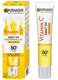 Garnier Vitamin C UV SPF50+ Invisible denní rozjasňující krém 40 ml