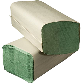 ZZ Paper Towels for Dispenser, 1-ply, Green, 5000 pcs