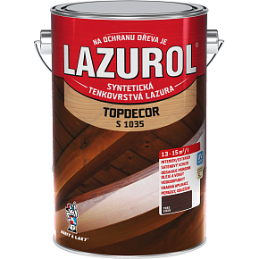 Lazurol Topdecor S1035 thin-layer wood stain T083 cherry, 4.5 l