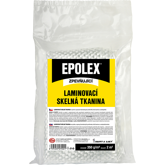 Epolex 350 g/m² Laminating Glass Fabric, 2 m²