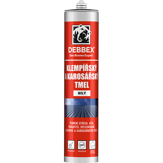 Den Braven Carpenter and Body Filler White, 280 ml