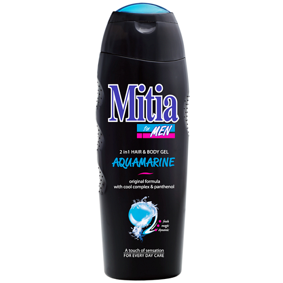 Mitia Men Aquamarine 2in1 shower gel and hair shampoo 400 ml