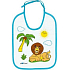 Boček Textile bib with foil - different motives, different colors 1 piece
