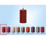 Lima Candle plain metal red cylinder 60 x 120 mm 1 piece