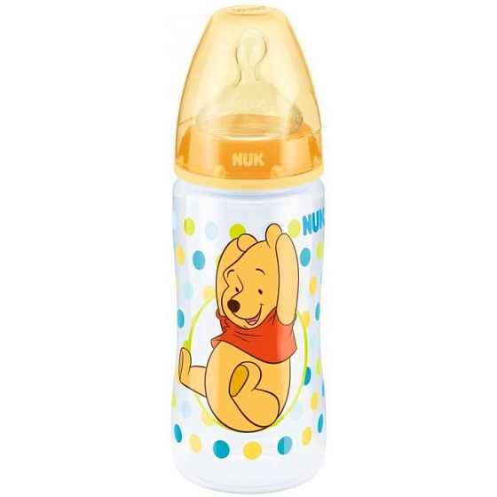 Nuk Disney First Choic bottle plastic breastfeeding 300ml silicone pacifier 0-6 months
