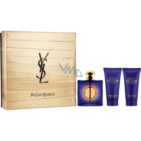 Yves Saint Laurent Belle D Opium perfumed water for women 50 ml + shower gel 50 ml + body lotion 50 ml, gift set
