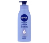 Nivea Smooth Sensation creamy body lotion for dry skin with a 400 ml pump