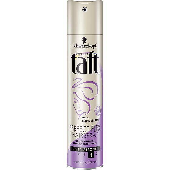 Taft Perfect Flex ultra strong fixation and flexibility hairspray 250 ml