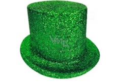 Carnival top hat 25 cm green