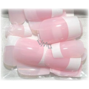 Divine French Manicure artificial nails pink 20 pieces