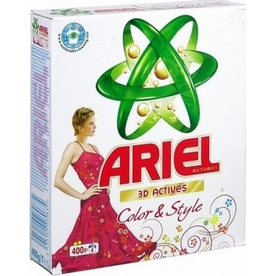 Ariel Automatic 3D Color & Style Washing Powder 400 g