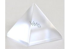 Skleněná pyramida matná 50 mm