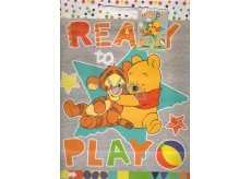 Ditipo Gift paper bag 26.4 x 12 x 32.4 cm Disney Winnie the Pooh, Ready To Play