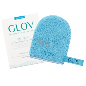 Glov Hydro Demaquillage On-The-Go Bouncy Blue make-up gloves 1 piece