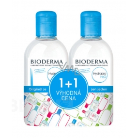 Bioderma Hydrabio H2O moisturizing micellar water 2 x 250 ml, duopack