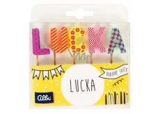 Albi Cake candles name - Lucka, 2,5 cm