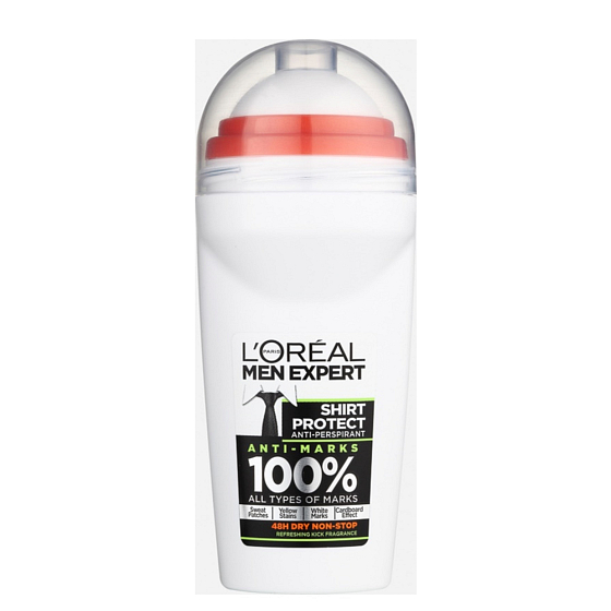 L'Oreal Paris Men Expert Shirt Protect 48h Antiperspirant Roll-On 50 ml