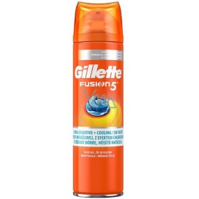 Gillette Fusion5 Ultra Sensitive Moisturizing shaving gel, for men 200 ml