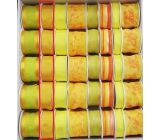 Ditipo Fabric Ribbon with Wire Mustard 3 m x 25 mm