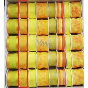 Ditipo Fabric ribbon with mustard wire 3 mx 25 mm