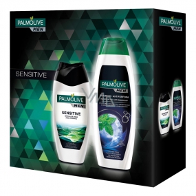 Palmolive Men Sensitive shower gel for men 250 ml + Palmolive Men Invigorating shampoo 350 ml, cosmetic set