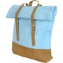 Albi Eco backpack with straps made of washable paper Blue 38 x 36 x 9 cm