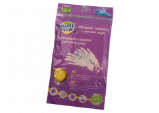 Home Point Suede cleaning rubber gloves made of natural rubber L