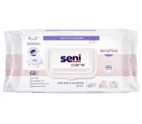 Seni Care Sensitive Aloe Vera and Allantosin pH 5.5 intimate wet wipes for adults and children 30 x 20 cm, 68 pieces