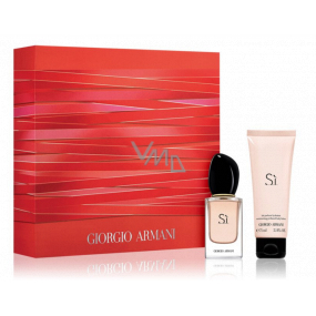 Giorgio Armani Sí perfumed water for women 30 ml + shower gel for women 75 ml, gift set