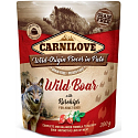 Carnilove Dog Pouch Paté Wild boar with darts cellless pockets for adult dogs 300 g