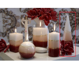 Lima Verona burgundy candle pyramid 75 x 250 mm 1 piece