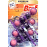 Bref Color Aktiv Skiing Fox toilet block for hygienic cleanliness and freshness of your toilet, colors the water in a purple shade 3 x 50 g