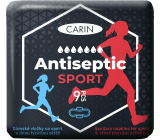 Carin Antiseptic Sport ultra-thin sanitary pads with wings for sport 9 pieces