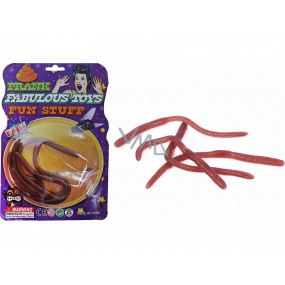 Rappa Halloween Earthworms on a blister of 4 pieces