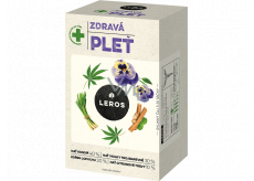 Leros Healthy Skin Hemp blend with violet and burdock to purify and brighten your skin 20 x 1.5 g