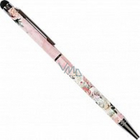 Albi Pen with stylus Pink flowers