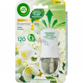 Air Wick Essential Oils White Flowers - White Flowers electric air freshener set 19 ml