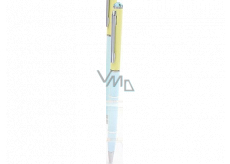 Albi Pen with crystals Yellow and blue