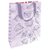 Nekupto Gift paper bag 11 x 17,5 x 8 cm Purple flowers
