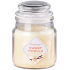 Emocio Sweet Vanilla - Sweet vanilla scented candle glass with glass lid 57 x 85 mm