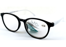 Berkeley Reading dioptric glasses +3,5 plastic black, white side frames 1 piece MC2253