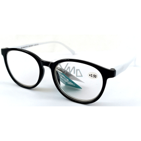 Berkeley Reading dioptric glasses +3,5 plastic black, white side frames 1 piece MC2253