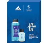 Adidas UEFA Champions League Best of The Best Eau de Toilette 50 ml + Shower Gel 250 ml, gift set for men