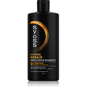 Syoss Repair Shampoo for Dry and Damaged Hair, 440 ml
